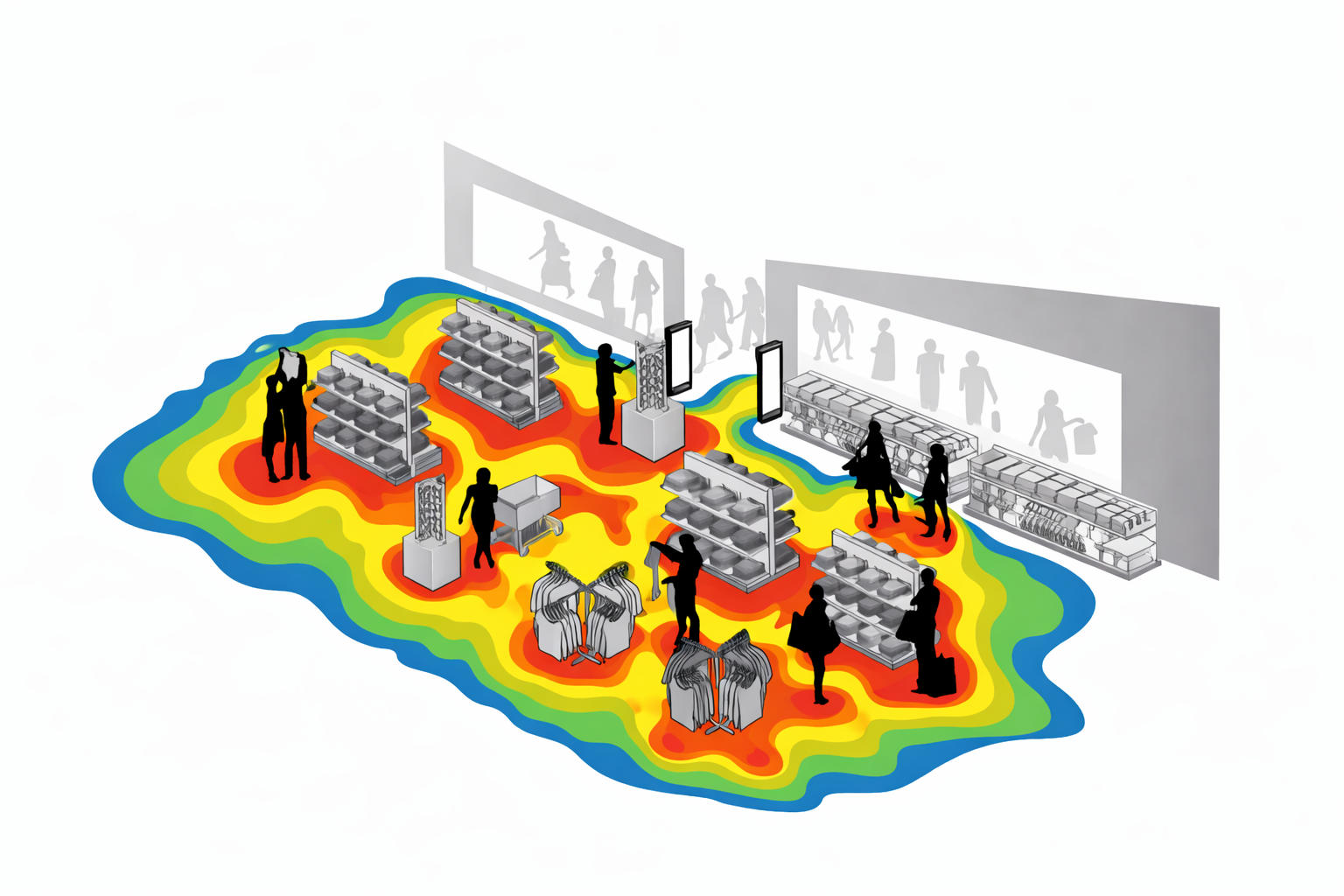 Store Aisle Heatmap Analysis